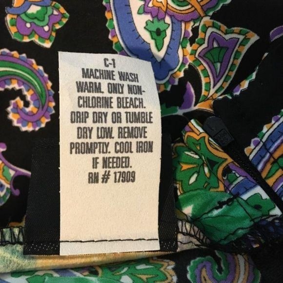 Vintage 80s Blouse, Bright Yellow Floral Short Sleeve Blouse, Dark Floral Blouse - Picture 11 of 11